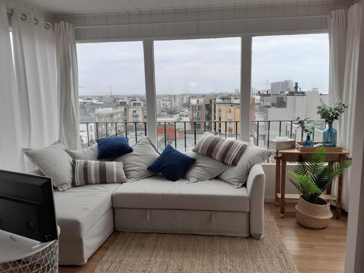 Gezellig Centraal Gelegen Penthouse Oostende Apartment Luaran gambar