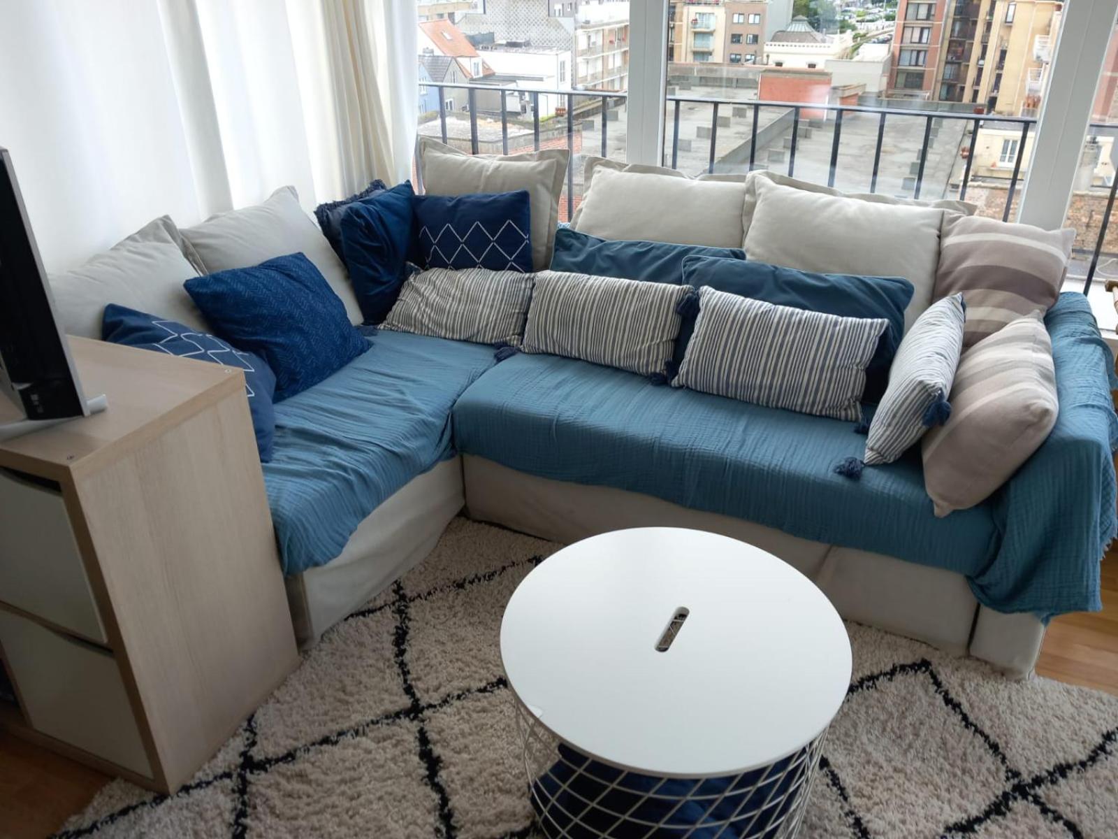 Gezellig Centraal Gelegen Penthouse Oostende Apartment Luaran gambar