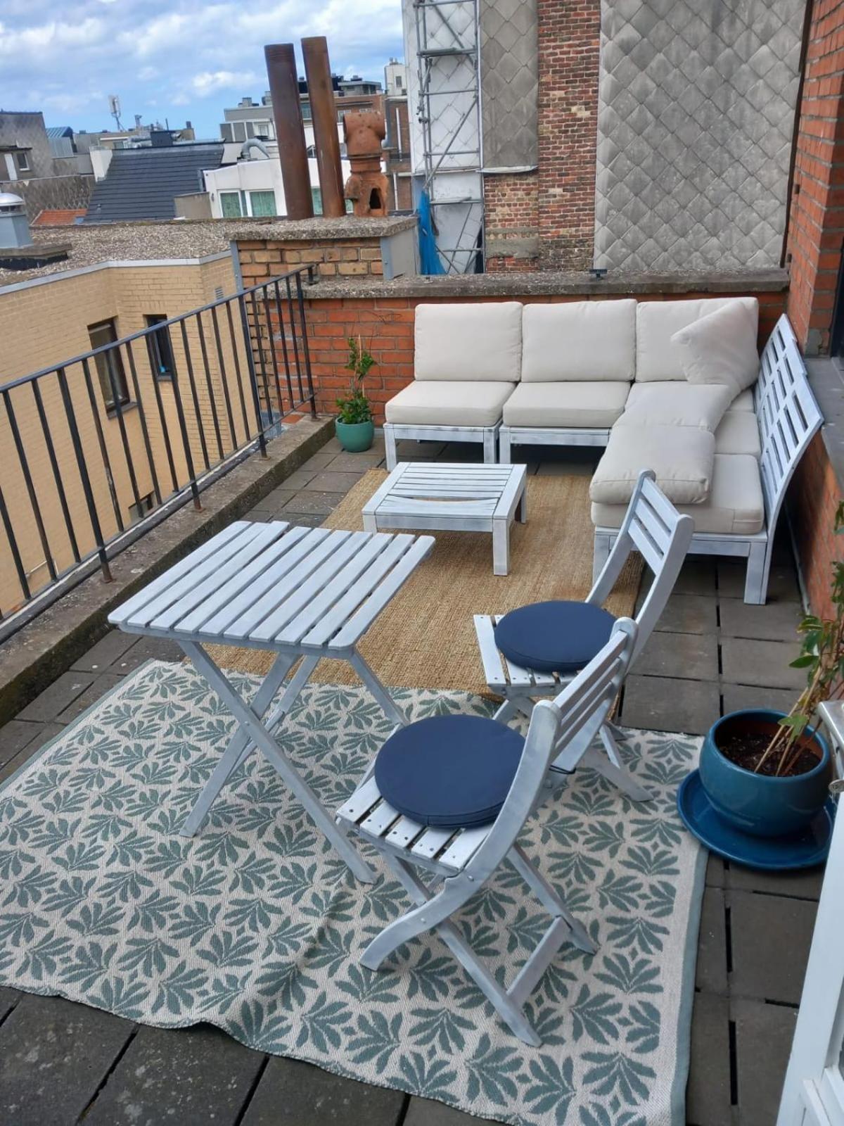 Gezellig Centraal Gelegen Penthouse Oostende Apartment Luaran gambar